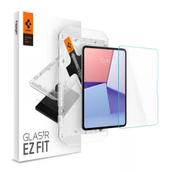   SPIGEN EZ FIT HD sticlă de protecție pentru ecran (2.5D, prietenos cu carcasă, ultra-subțire, 0.2mm, 9H + cadru auxiliar) TRANSPARENT Apple IPAD Pro 11 (2024)