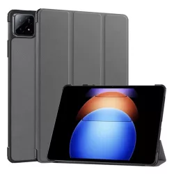   Husă în picioare, efect piele (FLIP activ, deschidere laterală, TRIFOLD, suport de masă) GR ÎNCHIS Xiaomi Pad 6S Pro