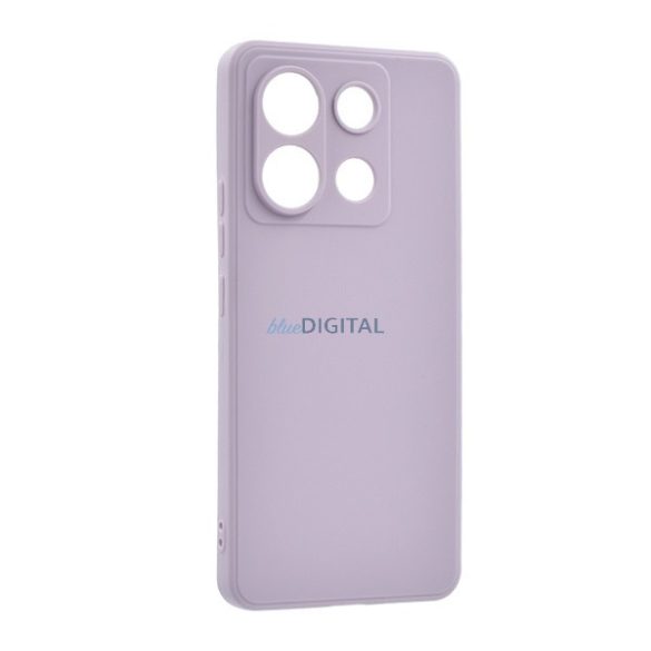 Capac de telefon din silicon (mat) LILA Xiaomi Poco X6, Redmi Notă 13 Pro 5G