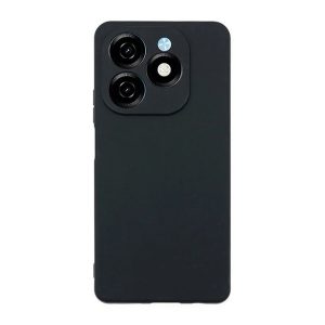 Protector de telefon din silicon (mat) NEGRU Tecno Spark 20