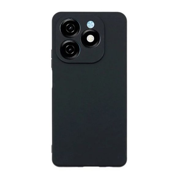 Protector de telefon din silicon (mat) NEGRU Tecno Spark 20