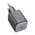 Încărcător de rețea HOCO SPINNER cu priză Type-C (20W, încărcător rapid PD 3.0) NEGRU
