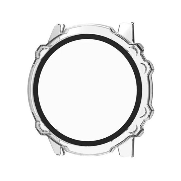 Rama din plastic (BUMPER, rezistenta la impact + sticla protectoare ecran) TRANSPARENT Amazfit Falcon