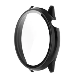   Rama din plastic (BUMPER, rezistenta la impact + sticla protectoare ecran) NEGRU Amazfit GTR Mini