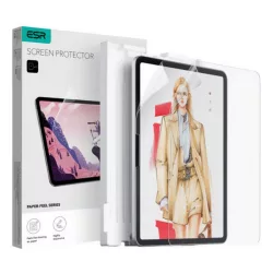   Protector ecran ESR PAPER FEEL 2buc (ecran complet, efect hartie + cadru auxiliar) TRANSPARENT Apple IPAD Pro 11 (2024)
