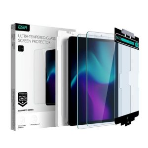 ESR ARMORITE sticla protectoare ecran 2buc (2.5D, 9H + cadru auxiliar) TRANSPARENT Apple IPAD Pro 11 (2024)