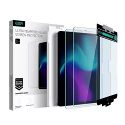   ESR ARMORITE sticla protectoare ecran 2buc (2.5D, 9H + cadru auxiliar) TRANSPARENT Apple IPAD Pro 13 (2024)