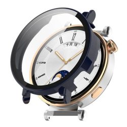   Cadru din plastic (BUMPER, rezistenta la impact + sticla de protectie a ecranului) ALBASTRU INCHIS Huawei Watch GT 4 41mm