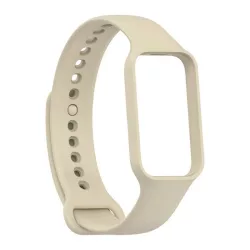   Curea de schimb (dimensiune personalizată, silicon) BEIGE Xiaomi Redmi Smart Band 2, Smart Band 8 Active