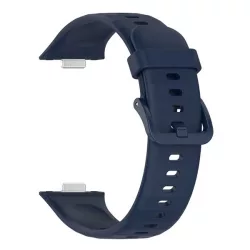   Curea de schimb (dimensiune personalizată, silicon) ALBASTRU ÎNCHIS Huawei Watch Fit 3