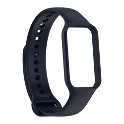   Curea de schimb (dimensiune personalizată, silicon) ALBASTRU ÎNCHIS Xiaomi Redmi Smart Band 2, Smart Band 8 Active
