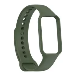   Curea de schimb (dimensiune personalizată, silicon) VERDE ÎNCHIS Xiaomi Redmi Smart Band 2, Smart Band 8 Active