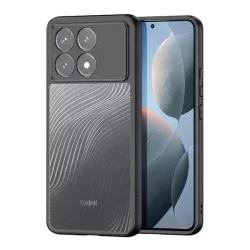   HUSĂ! - Protectie telefon DUX DUCIS AIMO din plastic (rezistenta la impact, cadru silicon, protectie camera, mat, val) NEGRU Xiaomi Poco F6 Pro