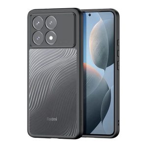 Protectie telefon DUX DUCIS AIMO din plastic (rezistenta la impact, cadru silicon, protectie camera, mat, val) NEGRU Xiaomi Poco F6 Pro