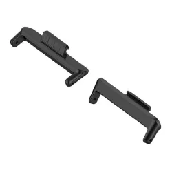   Adaptor conector curea ceas (dimensiune personalizată, 1 pereche, convertor, metal, 20 mm) NEGRU Huawei Watch Fit 3