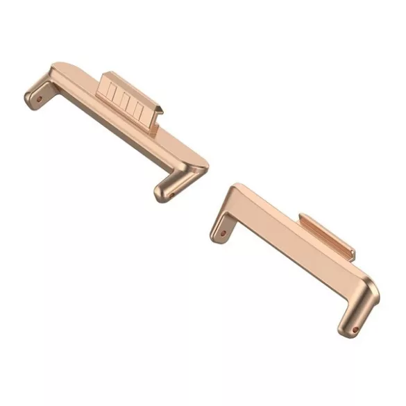 Adaptor conector curea ceas (dimensiune personalizată, 1 pereche, convertor, metal, 20 mm) ROSE GOLD Huawei Watch Fit 3