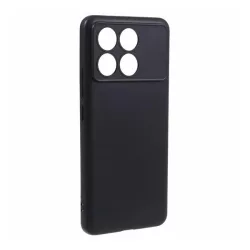   HUSĂ! - Protector de telefon din silicon (mat) NEGRU Xiaomi Poco F6 Pro