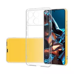  HUSĂ! - Protector de telefon din silicon (ultra-subtire) TRANSPARENT Xiaomi Poco F6 Pro