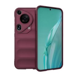   HUSĂ! - Protectie de telefon din silicon (rezistenta la impact, protectie camera, 3D) BURGUNDY Huawei Pura 70 Ultra