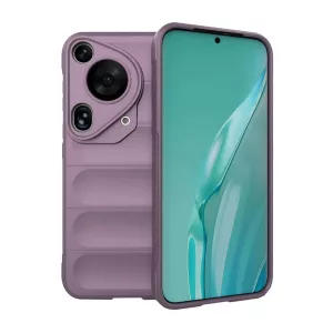 HUSĂ! - Protectie din silicon pentru telefon (rezistenta la socuri, protectie camera, 3D) PURPLE Huawei Pura 70 Ultra