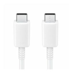   Proiectat pentru cablu de date SAMSUNG (Tip-C - Tip-C, 5A, încărcător rapid, 100cm) ALB