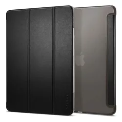   Husă SPIGEN SMART FOLD în picioare, efect piele (FLIP activ, deschidere laterală, TRIFOLD, suport pentru masă) NEGRU Apple IPAD Pro 11 (2024)