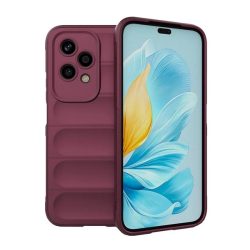   HUSĂ! - Protectie din silicon pentru telefon (rezistenta la socuri, protectie camera, 3D) BURGUNDY Honor 200 Lite
