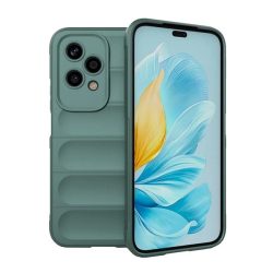  HUSĂ! - Protectie din silicon pentru telefon (rezistenta la socuri, protectie camera, 3D) VERDE INCHIS Honor 200 Lite
