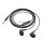 HOCO BRIGHT Căști stereo (mufă de 3,5 mm, microfon, buton de înregistrare) NEGRU