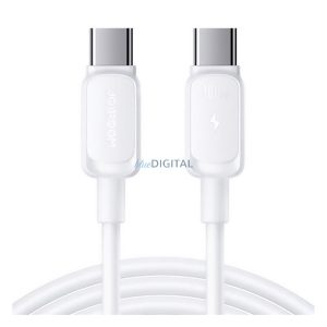 JOYROOM cablu de date (Tip-C - Tip-C, 100W, încărcător rapid, 120cm, anti-rupere) ALB