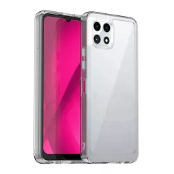   HUSĂ! - Protector de telefon din silicon (rezistenta la impact, spate transparent) TRANSPARENT T Phone 2 5G