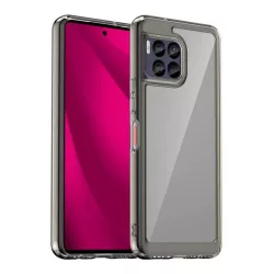   HUSĂ! - Protectie de telefon din silicon (rezistenta la impact, spate transparent) LIGHT GREY T Phone 2 Pro 5G