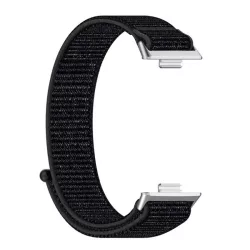  Curea de schimb (dimensiune personalizata, nailon, velcro, respirabila) NEGRA Huawei Watch Fit 3