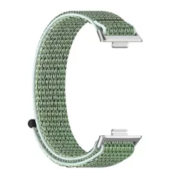   Curea de schimb (dimensiune personalizată, nailon, velcro, respirabilă) VERDE ÎNCHIS Huawei Watch Fit 3
