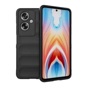HUSĂ! - Protectie din silicon pentru telefon (rezistenta la socuri, protectie camera, 3D) NEGRU Oppo A79 5G