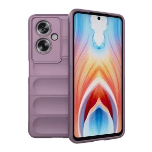 HUSĂ! - Protectie din silicon pentru telefon (rezistenta la socuri, protectie camera, 3D) PURPLE Oppo A79 5G