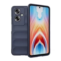   HUSĂ! - Protectie din silicon pentru telefon (rezistenta la socuri, protectie camera, 3D) ALBASTRU INCHIS Oppo A79 5G