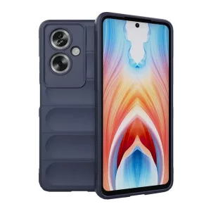 HUSĂ! - Protectie din silicon pentru telefon (rezistenta la socuri, protectie camera, 3D) ALBASTRU INCHIS Oppo A79 5G