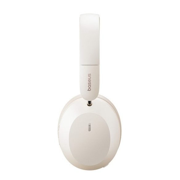 Căști bluetooth BASEUS BASS 35 MAX STEREO (v5.3, microfon, filtru de zgomot + cablu tip C) ALBE
