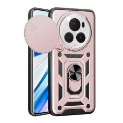   HUSĂ! - Protector de telefon din plastic Defender (rezistenta la impact, interior din silicon, inel de retinere, protectie camera) ROSE GOLD Honor Magic6 Pro 5G