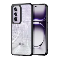   HUSĂ! - Protectie telefon DUX DUCIS AIMO din plastic (rezistenta la impact, cadru silicon, protectie camera, mat, val) NEGRU Oppo Reno 12 Pro 5G