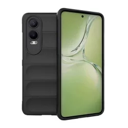   HUSĂ! - Protectie din silicon pentru telefon (rezistenta la socuri, protectie camera, 3D) NEGRU OnePlus Nord CE 4 Lite 5G