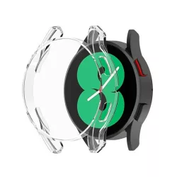   Cadru din silicon (BUPER, rezistent la impact) TRANSPARENT Samsung Galaxy Watch 4 40 mm (SM-R860), Galaxy Watch 4 eSIM 40 mm (SM-R865), Galaxy Watch 5 40 mm (SM-R900)
