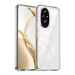   HUSĂ! - Protectie din silicon pentru telefon (rezistenta la impact, spate transparent) TRANSPARENT Honor 200
