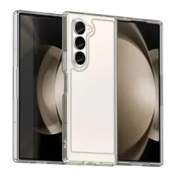   HUSĂ! - Protectie din silicon pentru telefon (rezistenta la impact, spate transparent) TRANSPARENT Samsung Galaxy Z Fold6 5G (SM-F956)