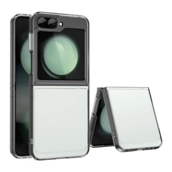 Protectie din silicon pentru telefon (rezistenta la impact, spate transparent) TRANSPARENT Samsung Galaxy Z Flip6 5G (SM-F741)