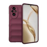   Protectie din silicon pentru telefon (rezistenta la socuri, protectie camera, 3D) BURGUNDY Honor 200