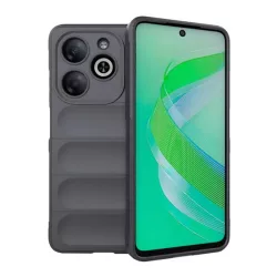   HUSĂ! - Protector din silicon pentru telefon (rezistență la șocuri, protecție pentru cameră, 3D) GR ÎNCHIS Infinix Smart 8 (X6525)