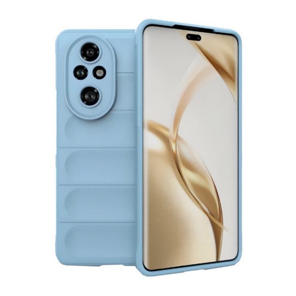 Protectie din silicon pentru telefon (rezistenta la socuri, protectie camera, 3D) ALBASTRU DESCHIS Honor 200 Pro
