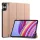 Carcasa in picioare, efect piele (FLIP activ, deschidere laterala, TRIFOLD, suport de masa) ROSE GOLD Xiaomi Redmi Pad Pro